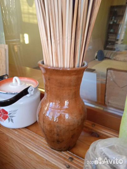Кувшин глиняный, ваза для дизайна