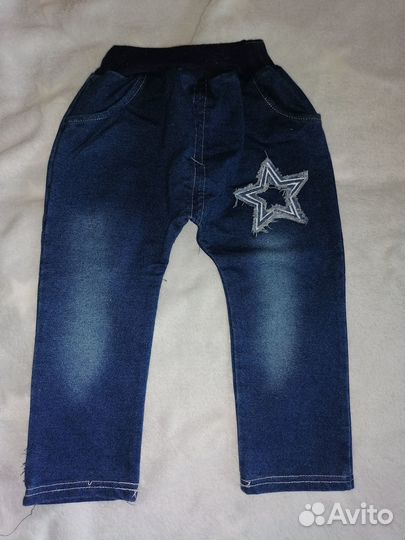 Детская джинсовка на флисе