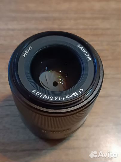 Объектив viltrox 33mm F1.4 для Sony E