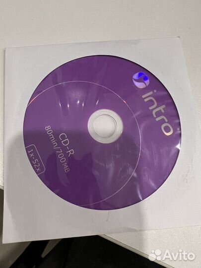Новый CD-R диск пустой 700 MB