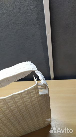 Этажерка Плетенка, слоновая кость