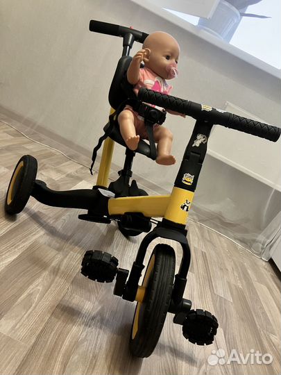 Детский велосипед 4 в 1