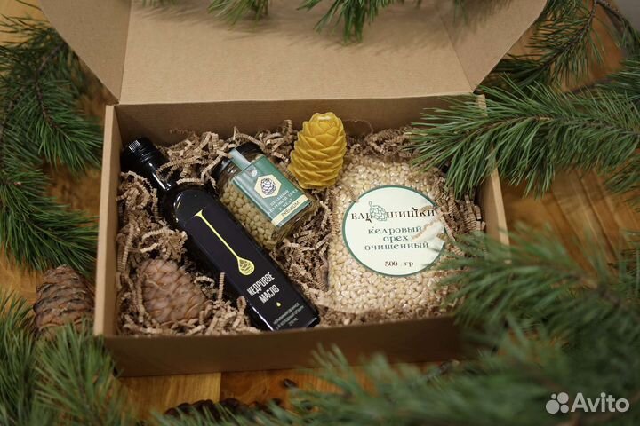 Подарочный набор, Кедровый бокс, подарок