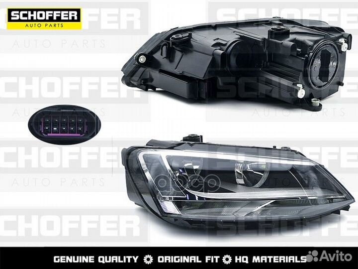 Фара правая Volkswagen Jetta 11-14