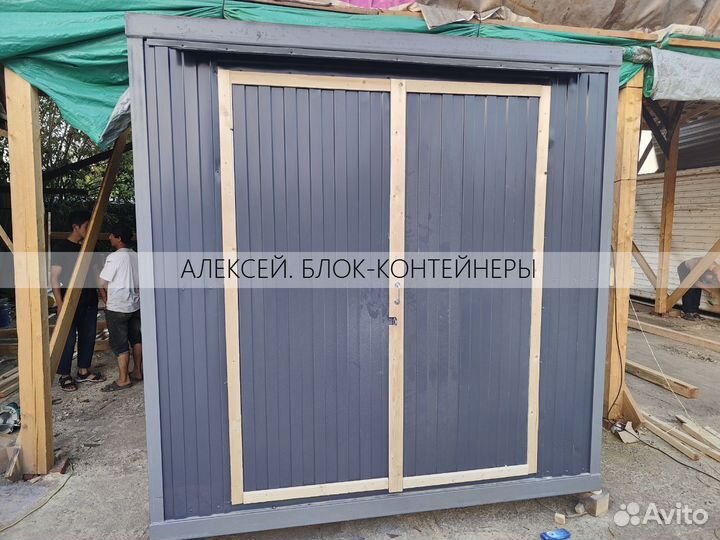 Блок контейнер 6*2,4м для строителей