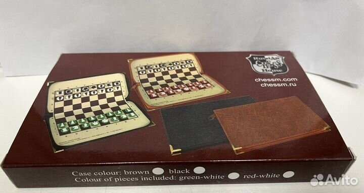 Шахматы карманные магн аналог Симза (Красные)