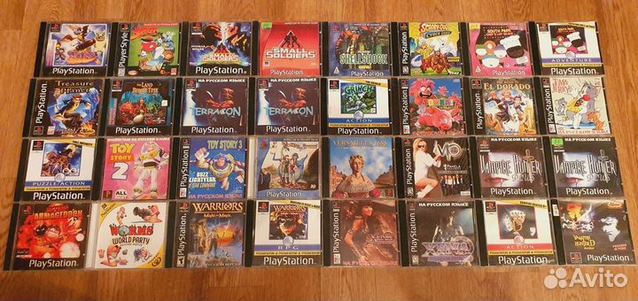 Диски для playstation 1 PSone PS1 пс1 /Часть 1из5