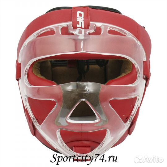 Шлем с пластиковым забралом BoyBo Flexy BP2006 кра