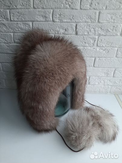 Шапка песец