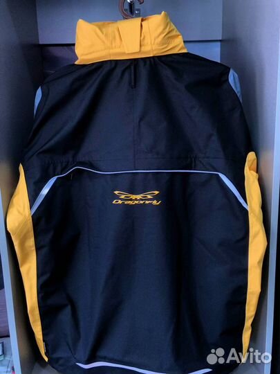 Мембранная куртка Quad Pro black-yellow 2021