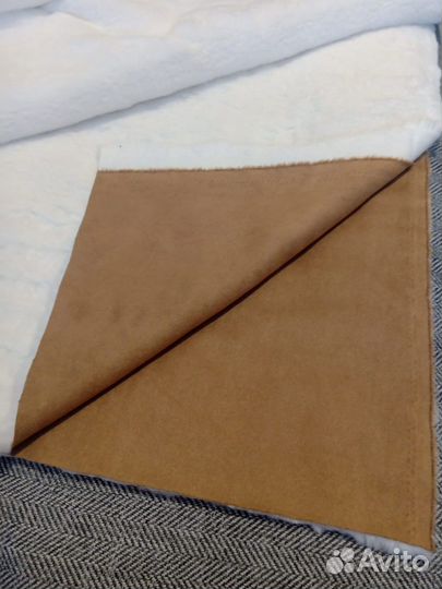 Отрез ткани мех дубленка