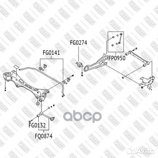 Рычаг подвески KIA Ceed,Cerato 06-Hyundai i30