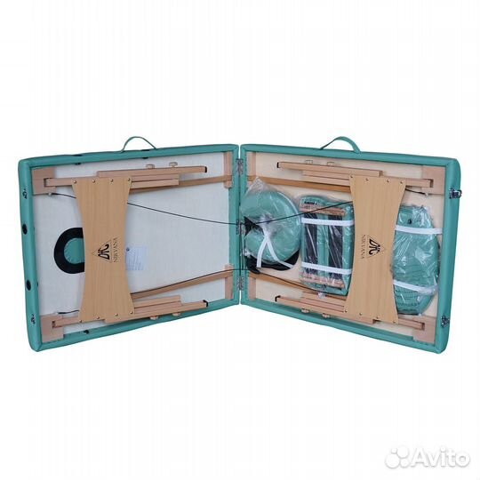 Массажный стол складной DFC nirvana Relax Green