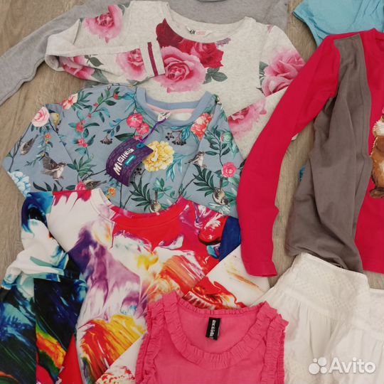 Вещи пакетом на девочку 140 146