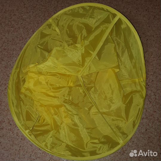 Накидка для стрижки малышей желтая