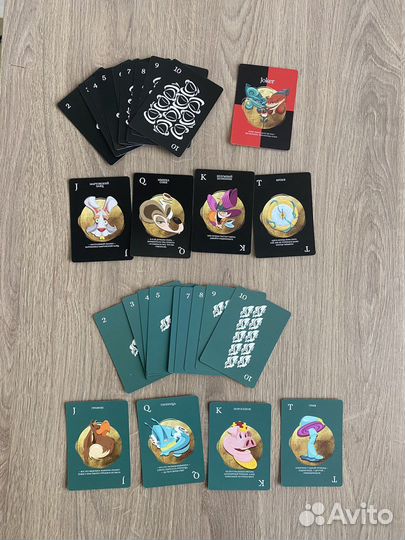 Дизайнерские карты Алиса в стране чудес