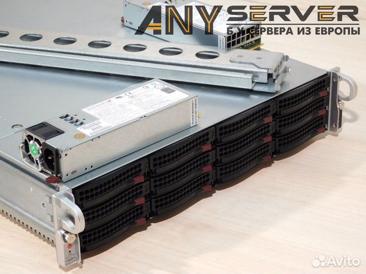 Сервер Supermicro 6028U 2x E5-2699v3 768Gb 12LFF