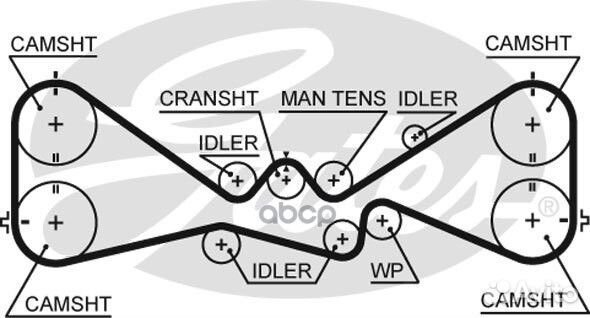 Ремень зубчатый 5612XS 281 x 30 (8597-15612) 56