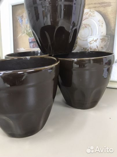 Горшок цветочный керамический