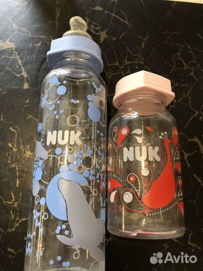 Бутылочки для кормления nuk