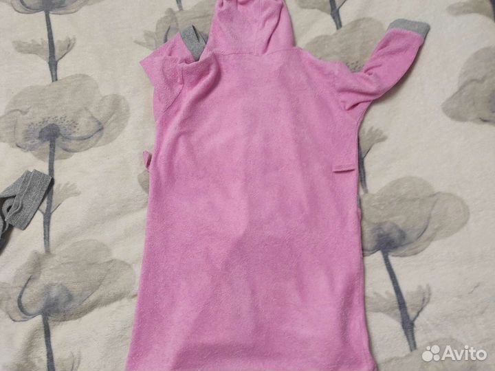 Халат махровый для девочки 116р