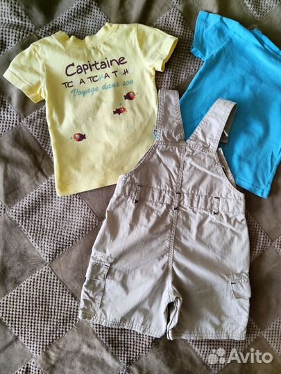 Комбинезон, джинсы, футболки, майки