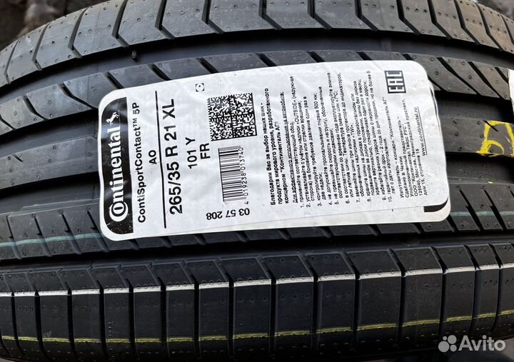 Continental ContiSportContact 5 265/35 R21