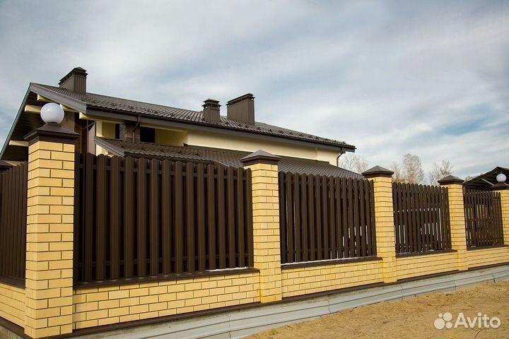 Монтаж забора под ключ