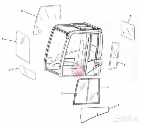 Стекло 156-6472/383-8541