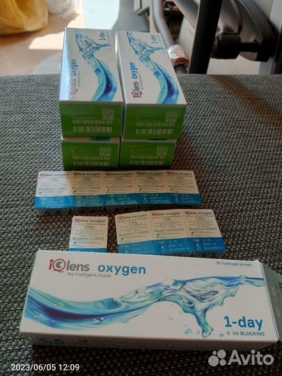 Линзы контактные однодневные -3.5, -3.75, -4.00