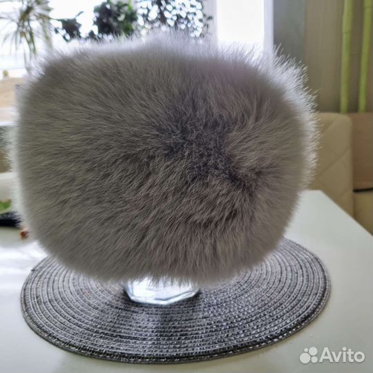 Шапка из песца женская