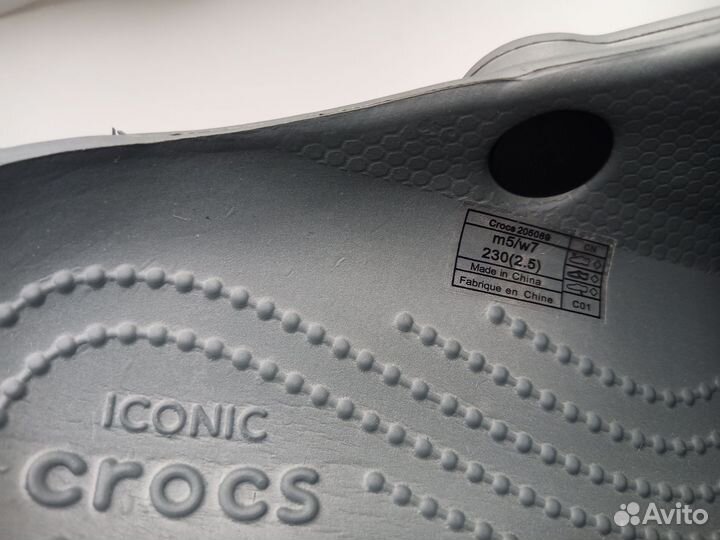 Новые Crocs сабо M5/W7 на 36 размер