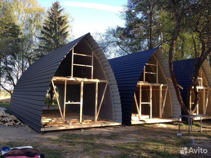 Каркас дачного дома