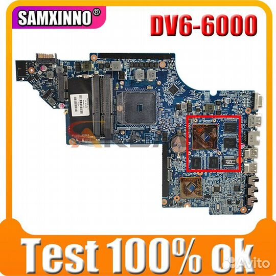 Мат плата hpmh-41-AB7400 dv6-6000 650854-001