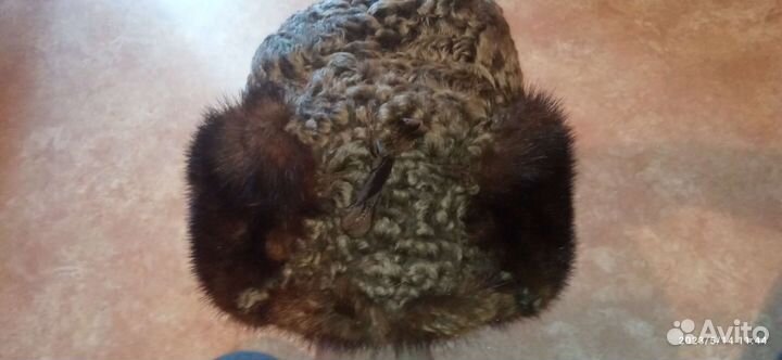 Шапка ушанка мужская натуральный мех