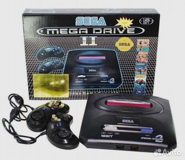 Сега мега драйв игровая приставка Sega 368 игр