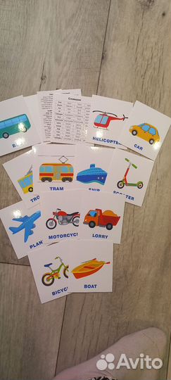 Карточки для детей английский язык