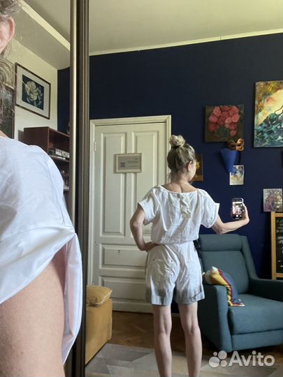 Комбинезон с шортами, летний