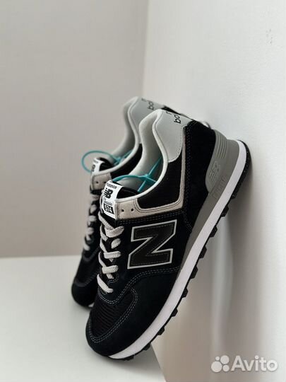 Кроссовки New Balance NB 574 Black (Оригинал)