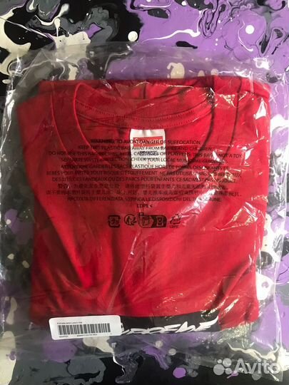 Supreme Futura Box Logo Tee Red L