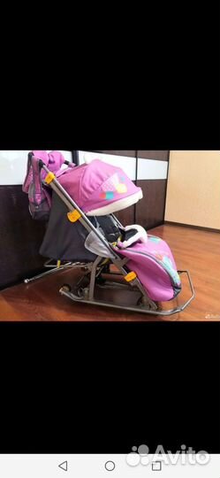 Санки коляска nika kids