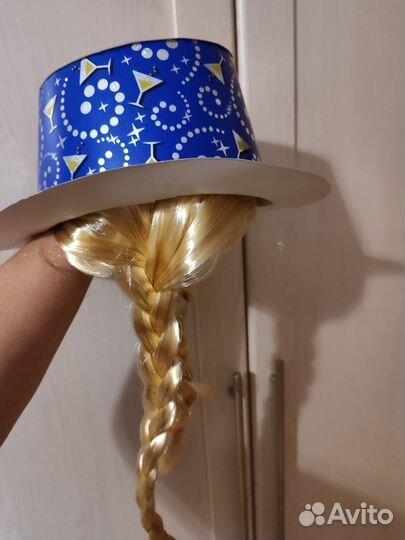 Шляпа парик косички