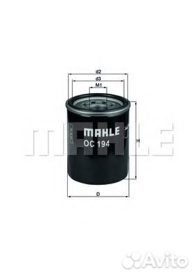 Knechtmahle OC 194 Фильтр масляный hyundaikiamazda