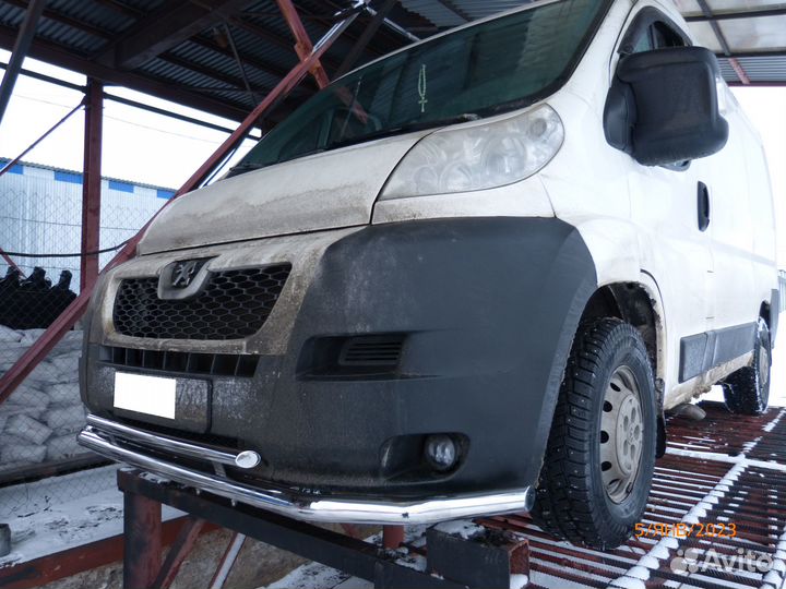 Защита бампера нержавейка Peugeot Boxer