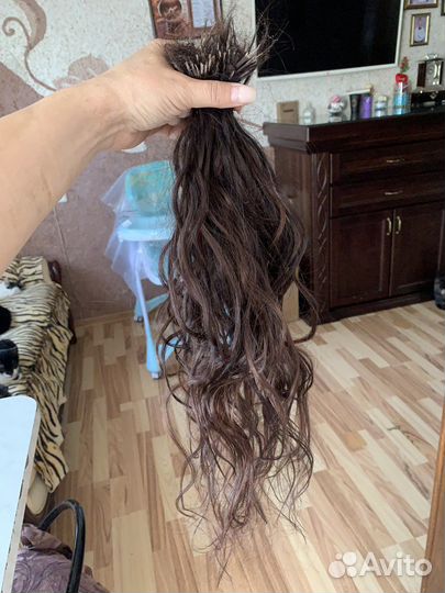 Волосы для наращивания 50 см бу