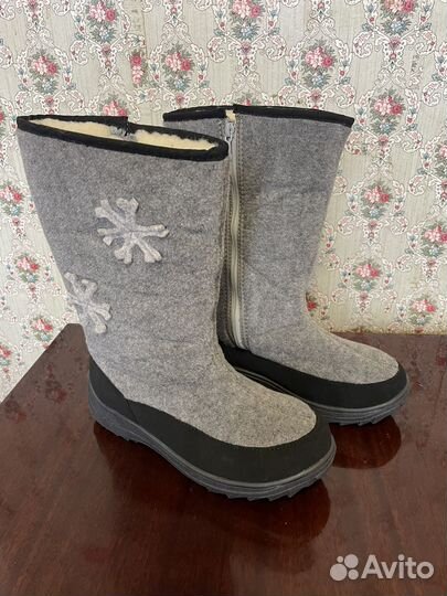 Тапки домашние шерстяные женские