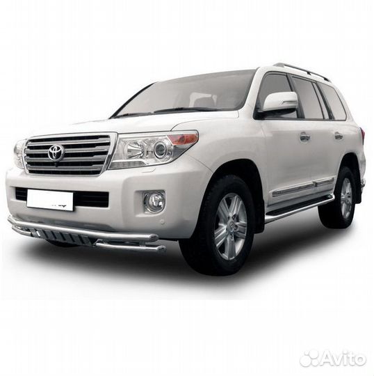 Защита переднего бампера land cruiser 200 (2013)