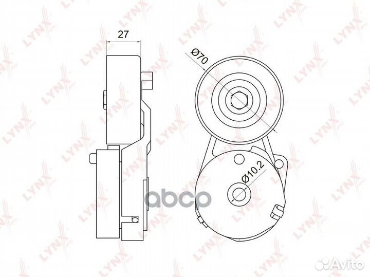 Натяжитель ремня навесного оборудования pt3029