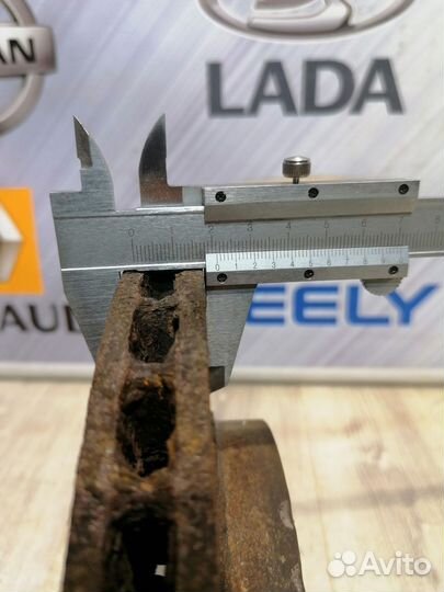 Тормозной диск перед Renault sandero stepway 2 Лев