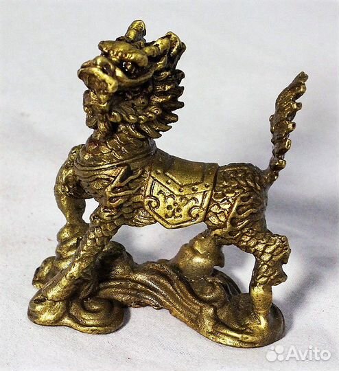 Кирин - Дракон - Лошадь Статуэтка из Бронзы RU*415